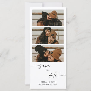 Collage Photo Long Wedding Save the Date
