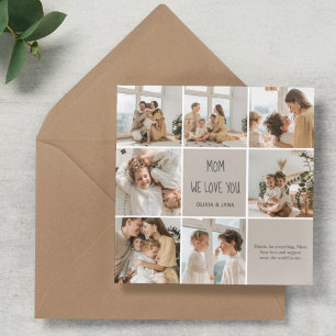 Collage Photo Mom We Love You 