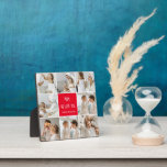 Collage Photo Mum Red We Love You Best Mother Gift Plaque<br><div class="desc">"Collage Photo Mum Red We Love You" is a beautiful and sentimental gift that is perfect for showing your mother how much you appreciate and love her. This gift includes a collage of photos, carefully curated to showcase some of your most cherished memories with your mother. This gift is ideal...</div>