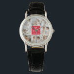 Collage Photo Mum Red We Love You Best Mother Gift Watch<br><div class="desc">"Collage Photo Mum Red We Love You" is a beautiful and sentimental gift that is perfect for showing your mother how much you appreciate and love her. This gift includes a collage of photos, carefully curated to showcase some of your most cherished memories with your mother. This gift is ideal...</div>