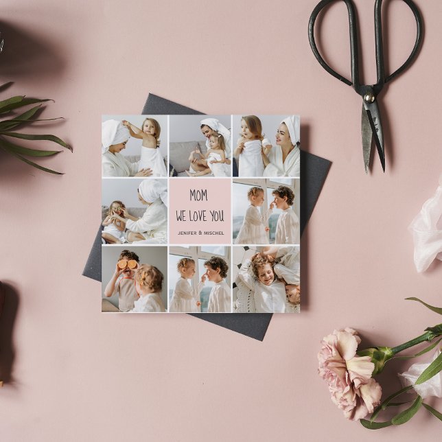 Collage Photo Mum We Love You Best Mother Gift (Creator Uploaded)