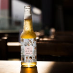 Collage Photo Mum We Love You Best Mother Gift Beer Bottle Label<br><div class="desc">Collage Photo Mum We Love You Best Mother Gift</div>
