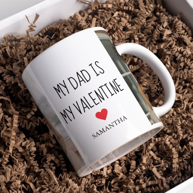 Collage Photo | My Dad Is My Valentine Gift Mug (Creator Uploaded)