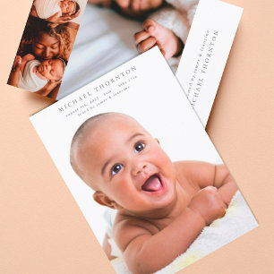 collage photo online editable baby birth announcement