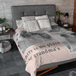 Collage Photo Pastel Pink Best Grandma Gift Fleece Blanket<br><div class="desc">Looking for the perfect gift for your grandmother? Consider a beautiful collage photo in pastel pink tones. This sentimental and thoughtful gift is perfect for any occasion, from birthdays to Mother's Day and beyond. The collage photo can be customised to include pictures of your grandmother's loved ones, including her children,...</div>