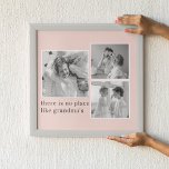 Collage Photo Pastel Pink Best Grandma Gift Poster<br><div class="desc">Looking for the perfect gift for your grandmother? Consider a beautiful collage photo in pastel pink tones. This sentimental and thoughtful gift is perfect for any occasion, from birthdays to Mother's Day and beyond. The collage photo can be customised to include pictures of your grandmother's loved ones, including her children,...</div>