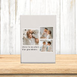 Collage Photo & Quote Best Grandma Gift Block<br><div class="desc">A Collage Photo & Quote Best Grandma Gift is a thoughtful and personalised present for a beloved grandmother. This gift typically includes a collage of photos that feature the grandma, her children, grandchildren, and other loved ones. The photos are arranged in a creative and artistic manner, with different sizes and...</div>