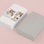 Collage Photo & Quote Best Grandma Gift Playing Cards<br><div class="desc">A Collage Photo & Quote Best Grandma Gift is a thoughtful and personalised present for a beloved grandmother. This gift typically includes a collage of photos that feature the grandma, her children, grandchildren, and other loved ones. The photos are arranged in a creative and artistic manner, with different sizes and...</div>