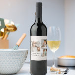Collage Photo & Quote Best Grandma Gift Wine Label<br><div class="desc">A Collage Photo & Quote Best Grandma Gift is a thoughtful and personalised present for a beloved grandmother. This gift typically includes a collage of photos that feature the grandma, her children, grandchildren, and other loved ones. The photos are arranged in a creative and artistic manner, with different sizes and...</div>
