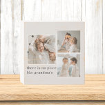 Collage Photo & Quote Best Grandma Gift Wooden Box Sign<br><div class="desc">A Collage Photo & Quote Best Grandma Gift is a thoughtful and personalised present for a beloved grandmother. This gift typically includes a collage of photos that feature the grandma, her children, grandchildren, and other loved ones. The photos are arranged in a creative and artistic manner, with different sizes and...</div>