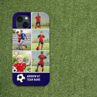 Collage photos Children's Soccer Team