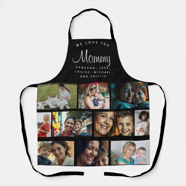 Collage Photos | "Mummy's Kitchen is Always Open Apron (Front)