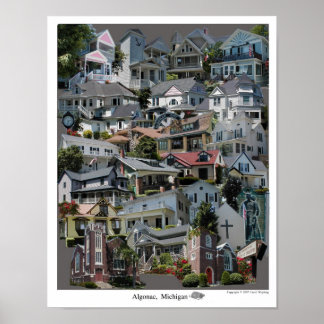 Collage Poster, Algonac Michigan Poster