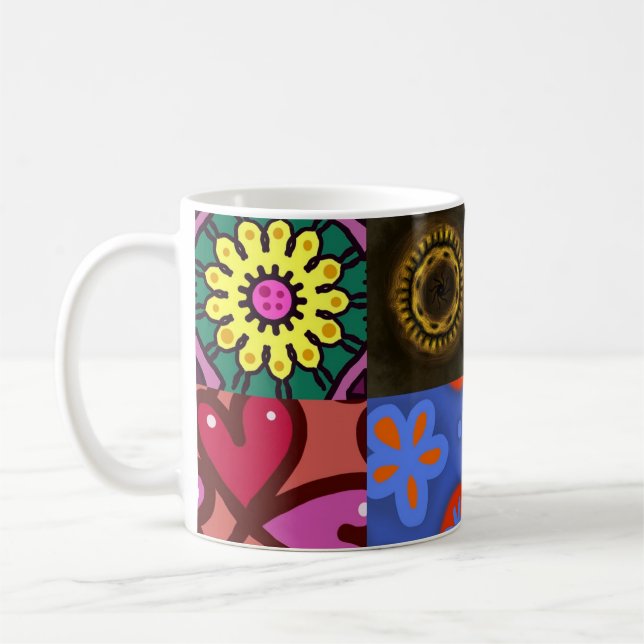 Collage Print Coffee Mug (Left)