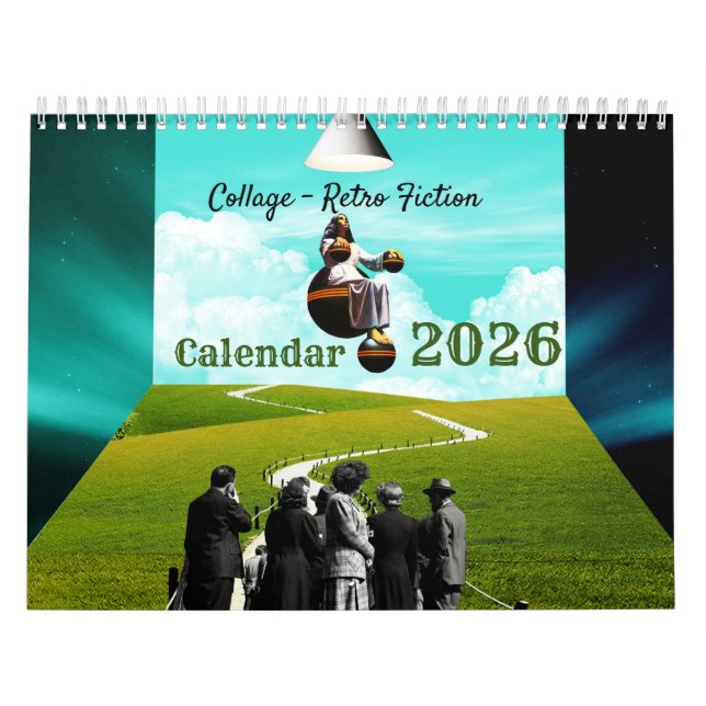 Collage - Retro Fiction Calendar (Cover)