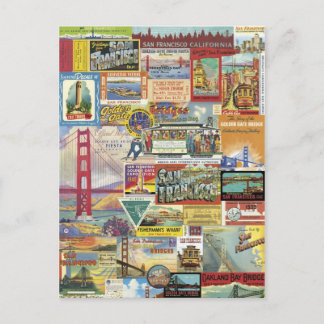 Collage San Francisco Postcard