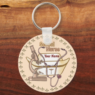 Collage School Nurse keychain
