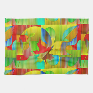 Collage Tea Towel