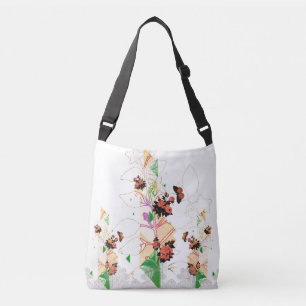 Collage vintage crossbody bag