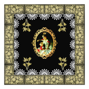 collage vintage photo print