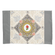 Collage vintage Retro with lace and flowers