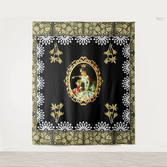 collage vintage tapestry (Front)
