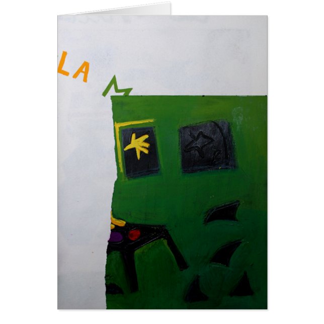 Collages Bruyants Artist's Book Green Room 2 Card (Front)