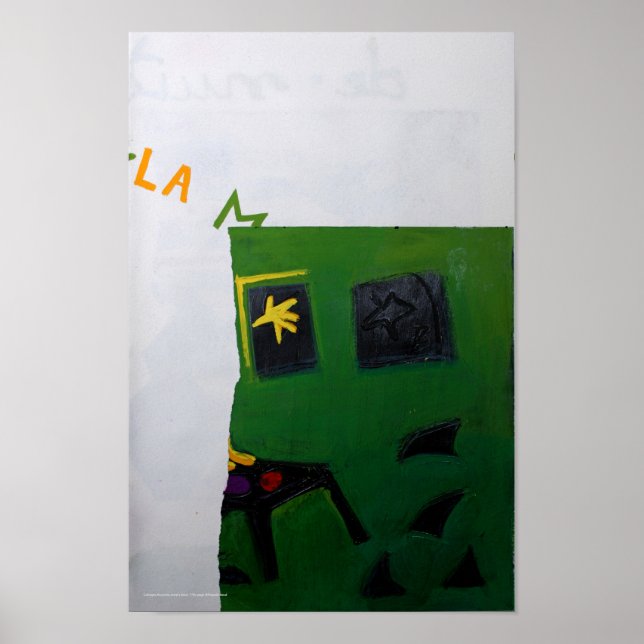 Collages Bruyants Artist's Book Green Room 2 P Poster (Front)