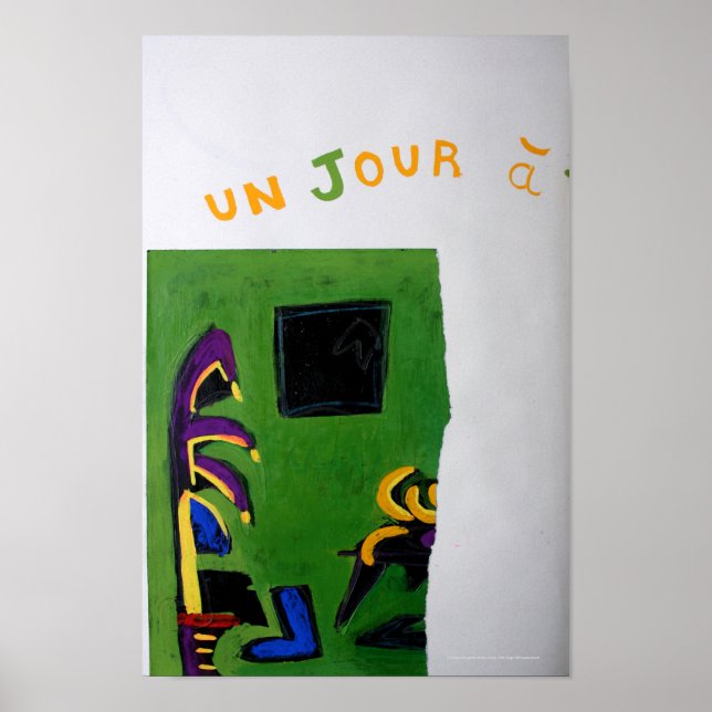 Collages Bruyants Artist's Book Green Room Poster (Front)