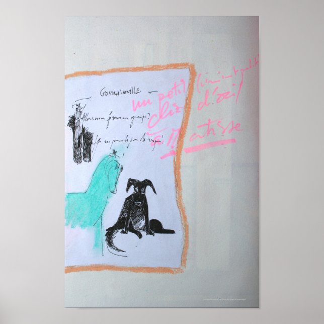 Collages Bruyants Artist's Book Horse and Dog P Poster (Front)