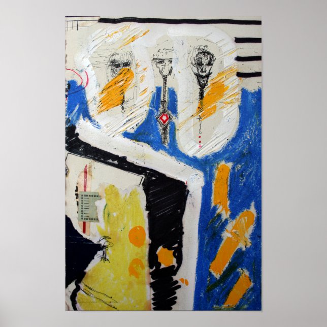 Collages Bruyants Artist's Book Shrunken Heads P Poster (Front)