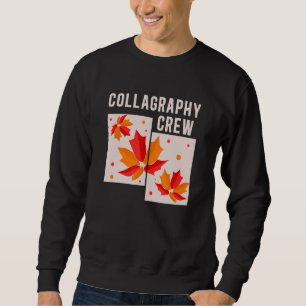 Collagraph Plate Sticking Glue Painting Printmakin Sweatshirt