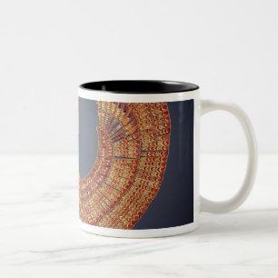 Collar in the form of the vulture goddess Two-Tone coffee mug