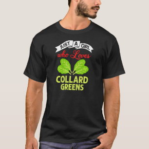 Collard Greens Recipe Plants Seasoning Vegatables  T-Shirt