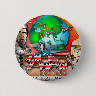 Collateral Damage 6 Cm Round Badge