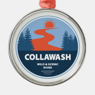 Collawash Wild And Scenic River Oregon Metal Ornament