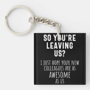 colleague farewell, retirement, coworker, goodbye, key ring