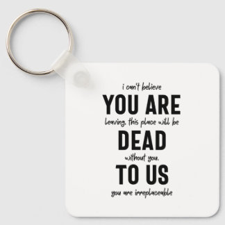 colleague farewell, retirement, coworker goodbye, key ring