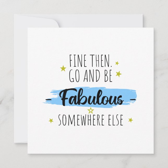 Colleague Leaving, Going Away Farewell Gift Invitation (Front)