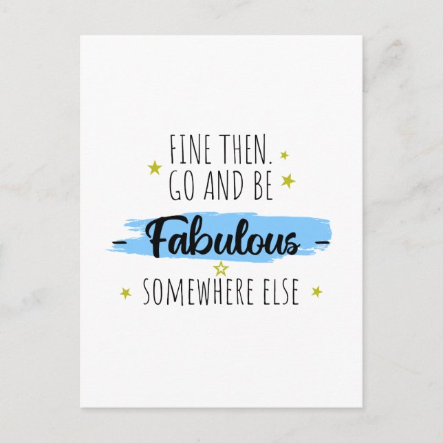 Colleague Leaving, Going Away Farewell Gift Postcard (Front)