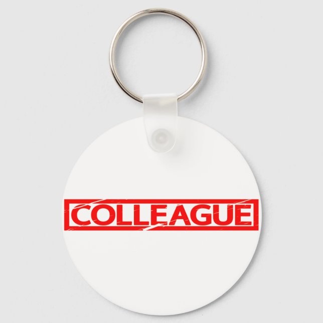 Colleague Stamp Key Ring (Front)