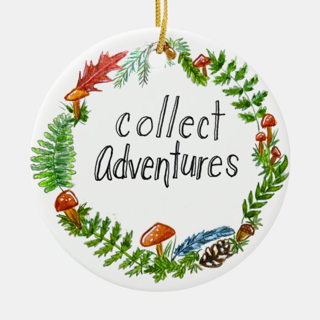 Collect Adventures Ornament (Front)