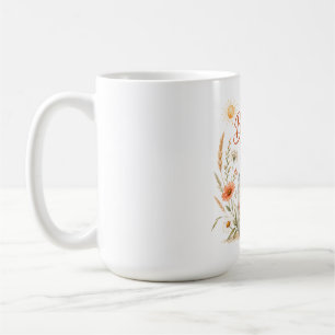 Collect Beautiful Moments Floral Memory Jar Coffee Mug