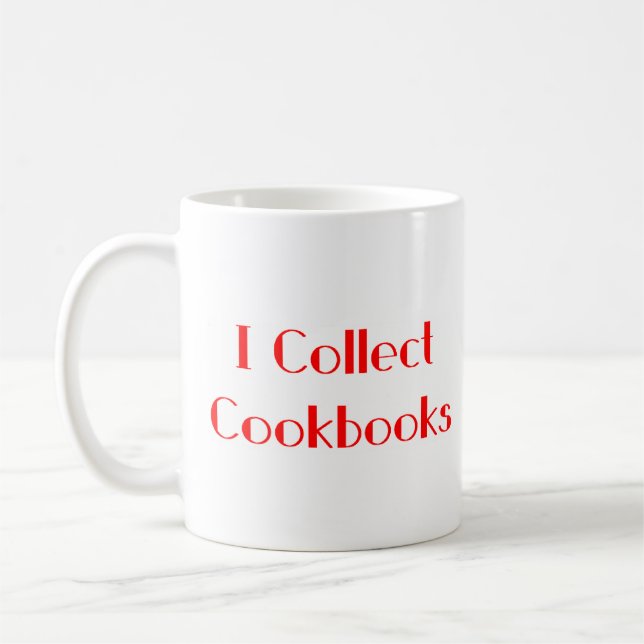 collect cookbooks coffee mug (Left)