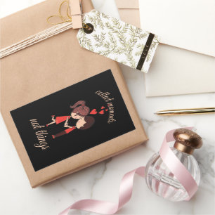 COLLECT MOMENTS NOT THINGS cute romantic Rectangular Sticker