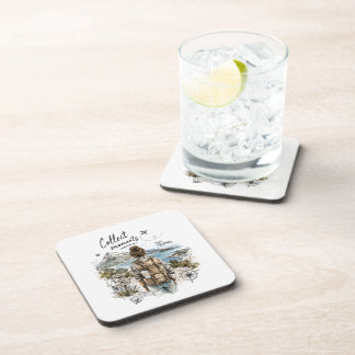 Collect Moments Not Things Travel Quote Coaster
