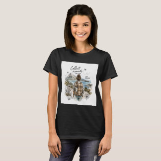 Collect Moments Not Things Travel Quote T-Shirt