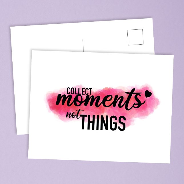 ‘Collect Moments’ Quote Postcard (Creator Uploaded)