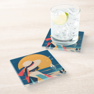 Collectable Anime Inspired Glass Coaster