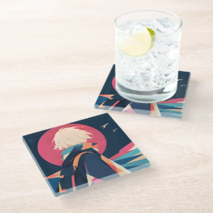 Collectable Anime inspired Glass Coaster